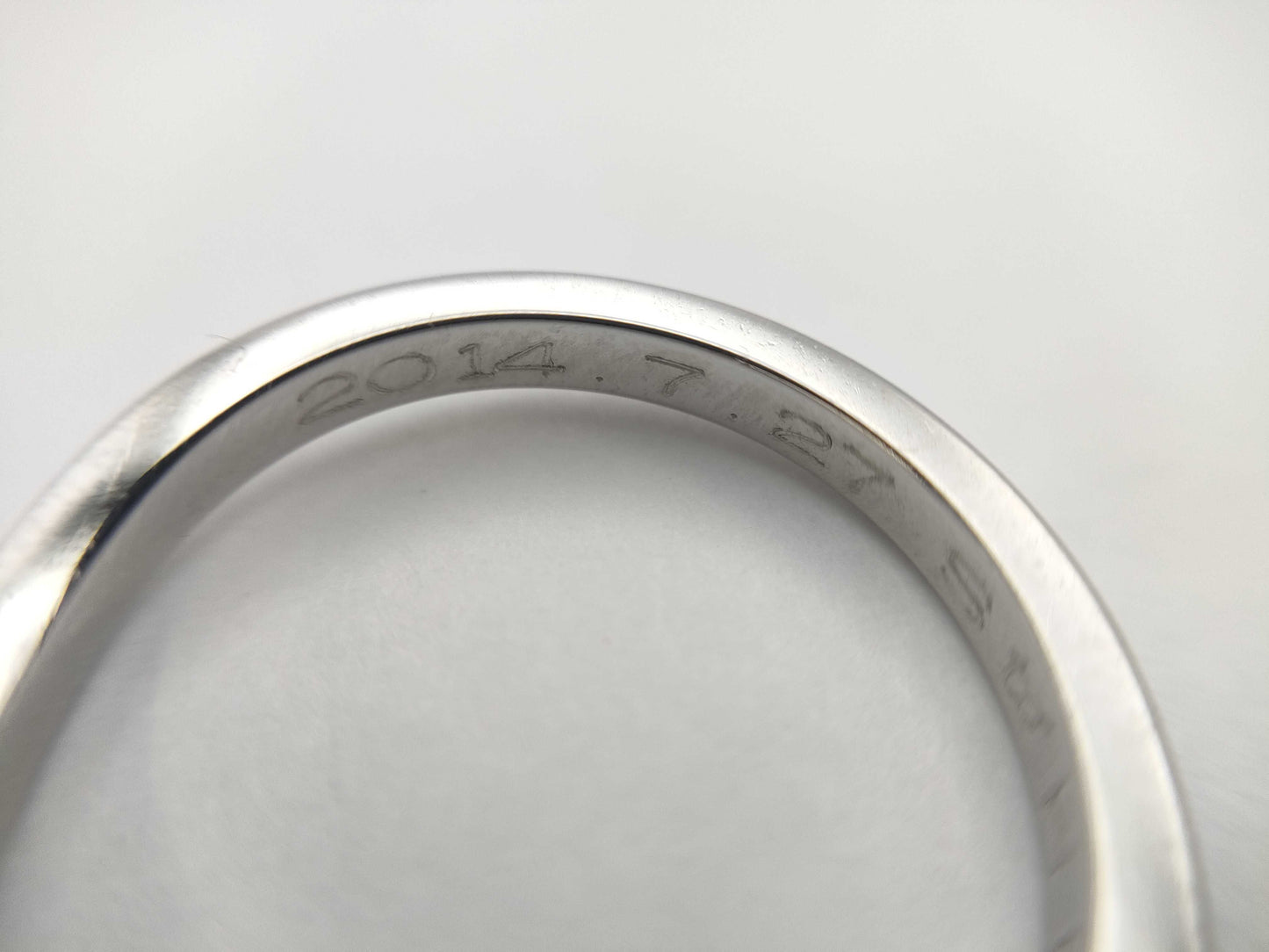 Cartier Ballerina Curve #48 3PD PT950 3.3g Ring