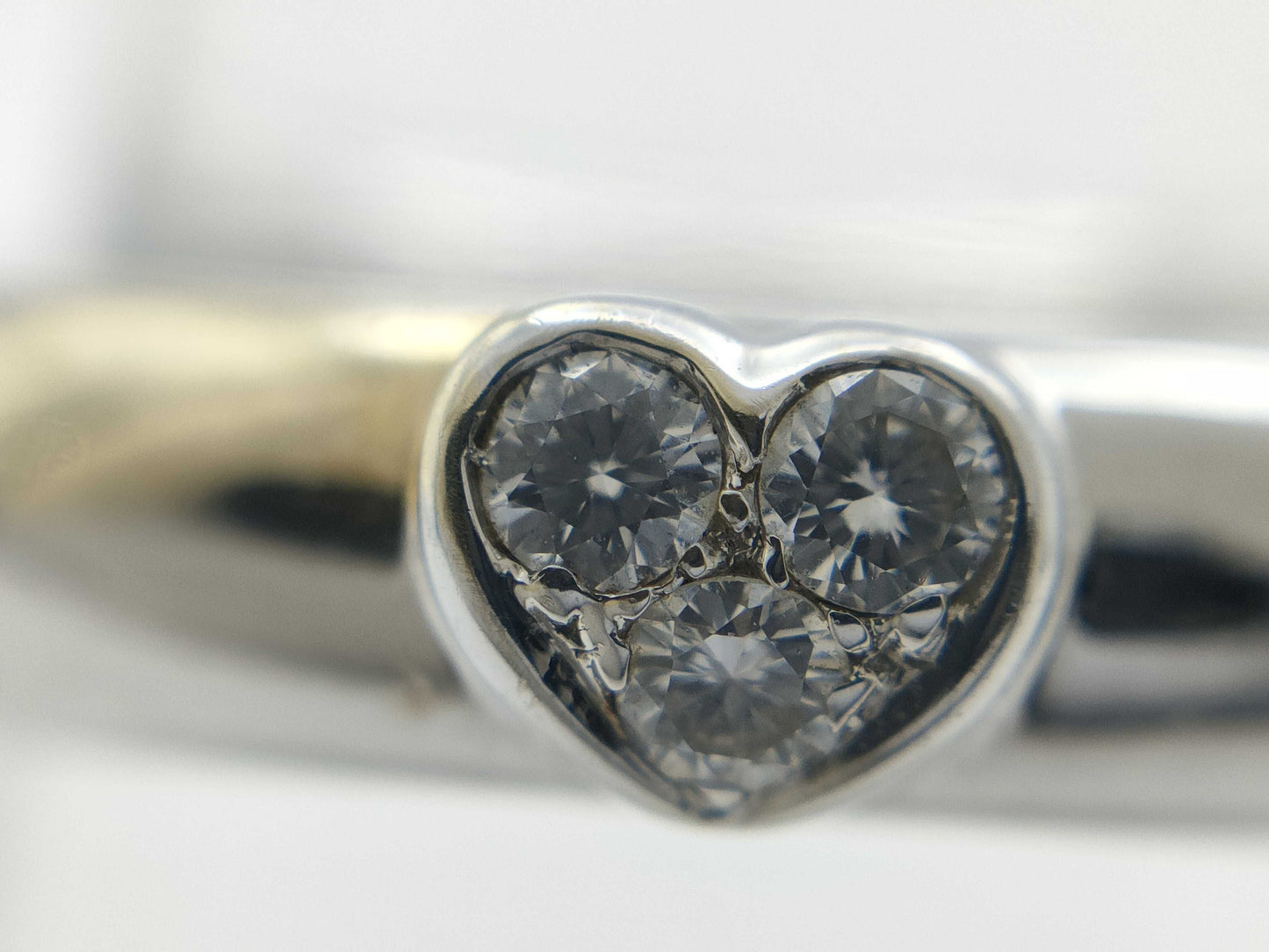 Tiffany & Co. Friendship Diamond Ring, WG 750, 4.8g