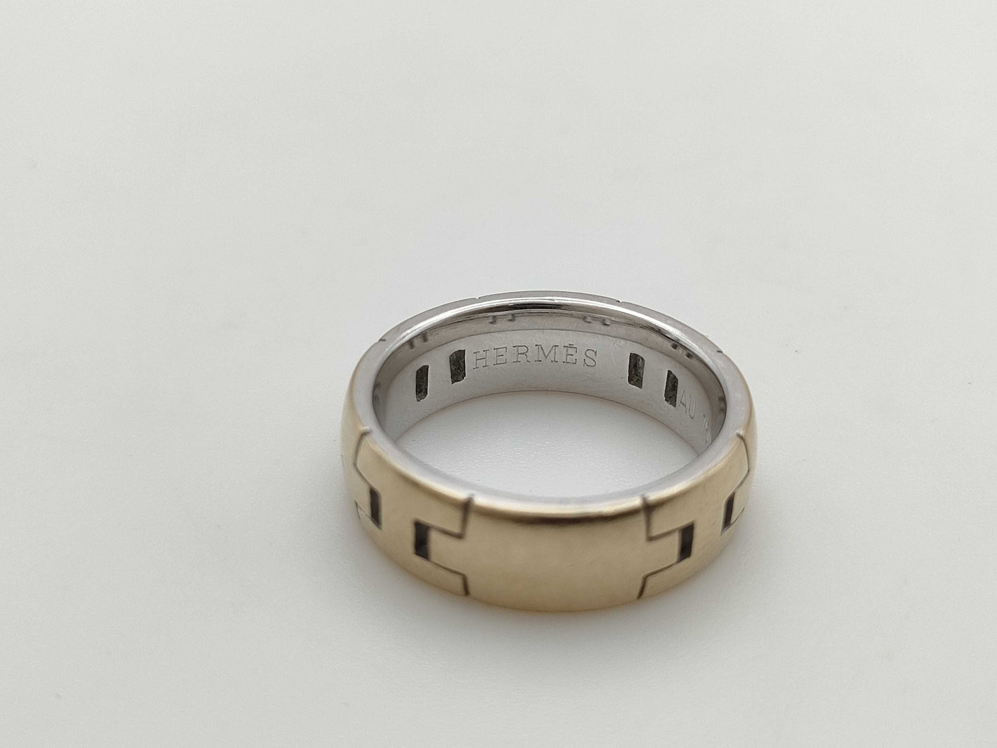HERMES Hercules #56 WG AU750 11.3g Ring