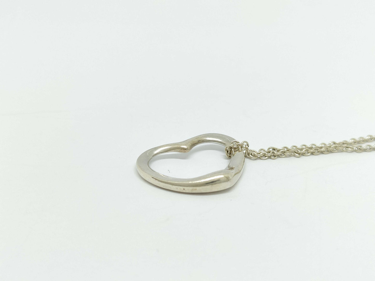 Tiffany & Co. Tiffany & Co. Open Heart Necklace, SV925, 5.4g
