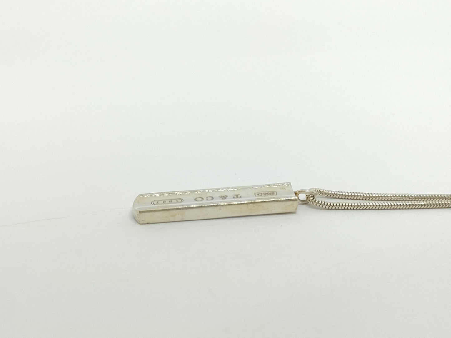 Tiffany & Co. Tiffany & Co. 1837 Narrow Tag Necklace, SV925, 13.5g