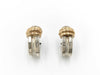 Tiffany & Co. Tiffany Grooved Combination Earrings, SV925 750, 8.1g