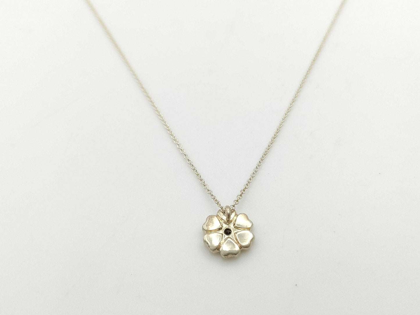 Tiffany & Co. Crown of Hearts 1PD 925 2.6g Necklace