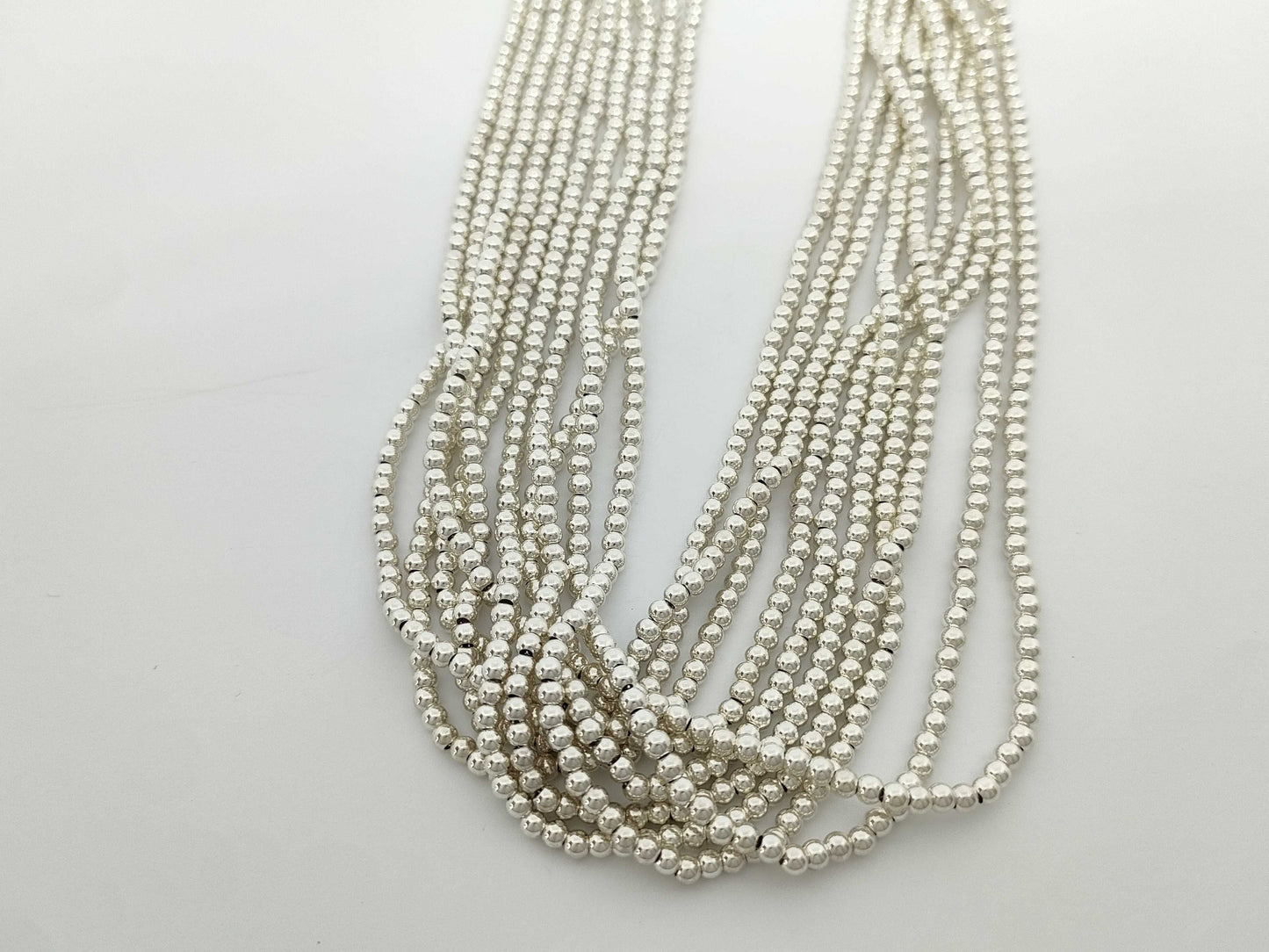 Tiffany & Co. Tiffany & Co. 10-Strand Tiffany Ball Necklace, SV925, 75.8g