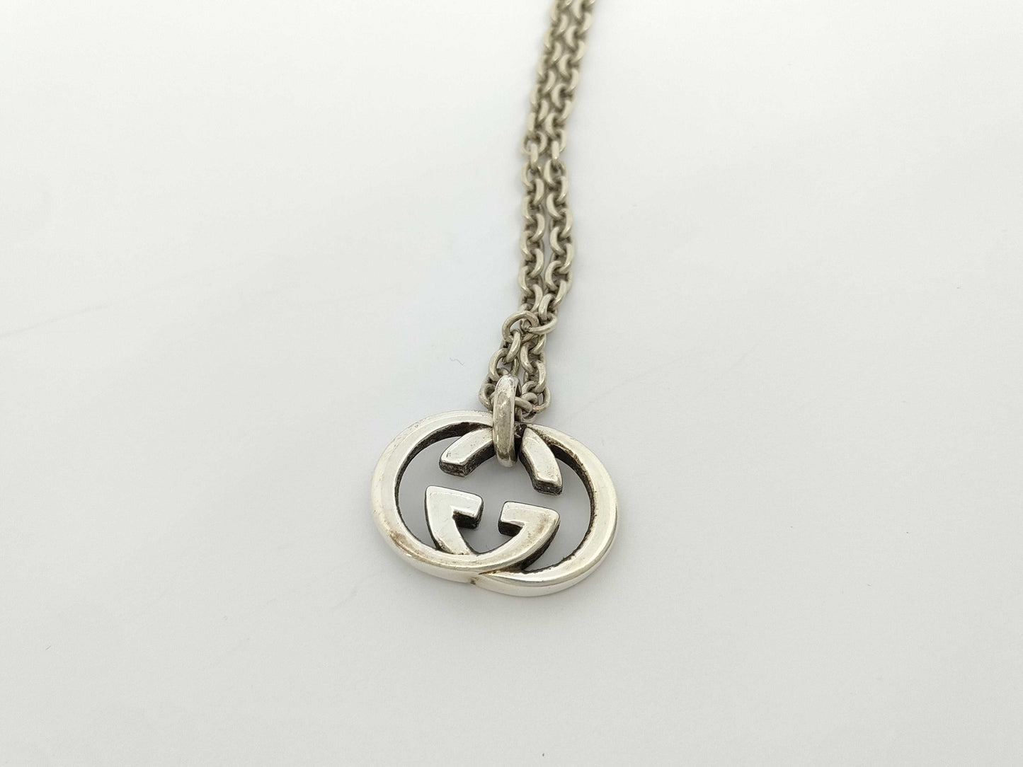 GUCCI Interlocking G SV925 26.3g Necklace