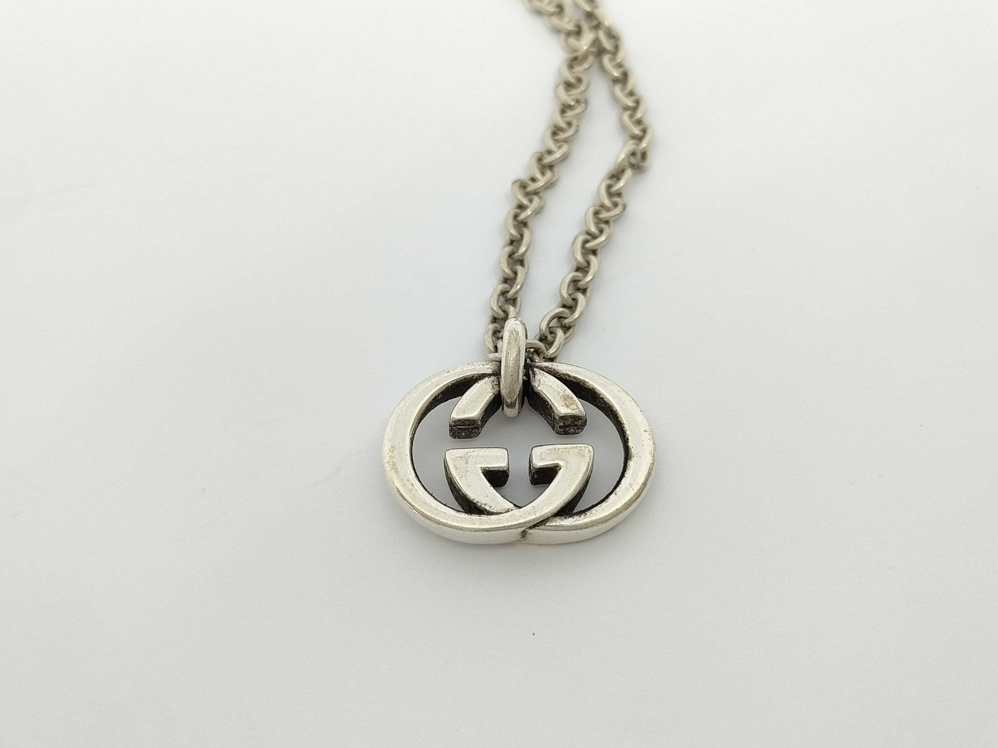 GUCCI Interlocking G SV925 26.3g Necklace