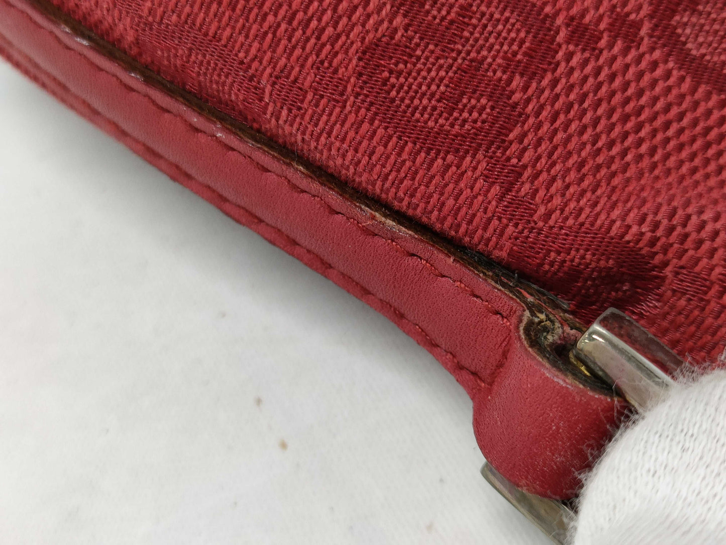 GUCCI Gucci GG Canvas Accessory Pouch Handbag