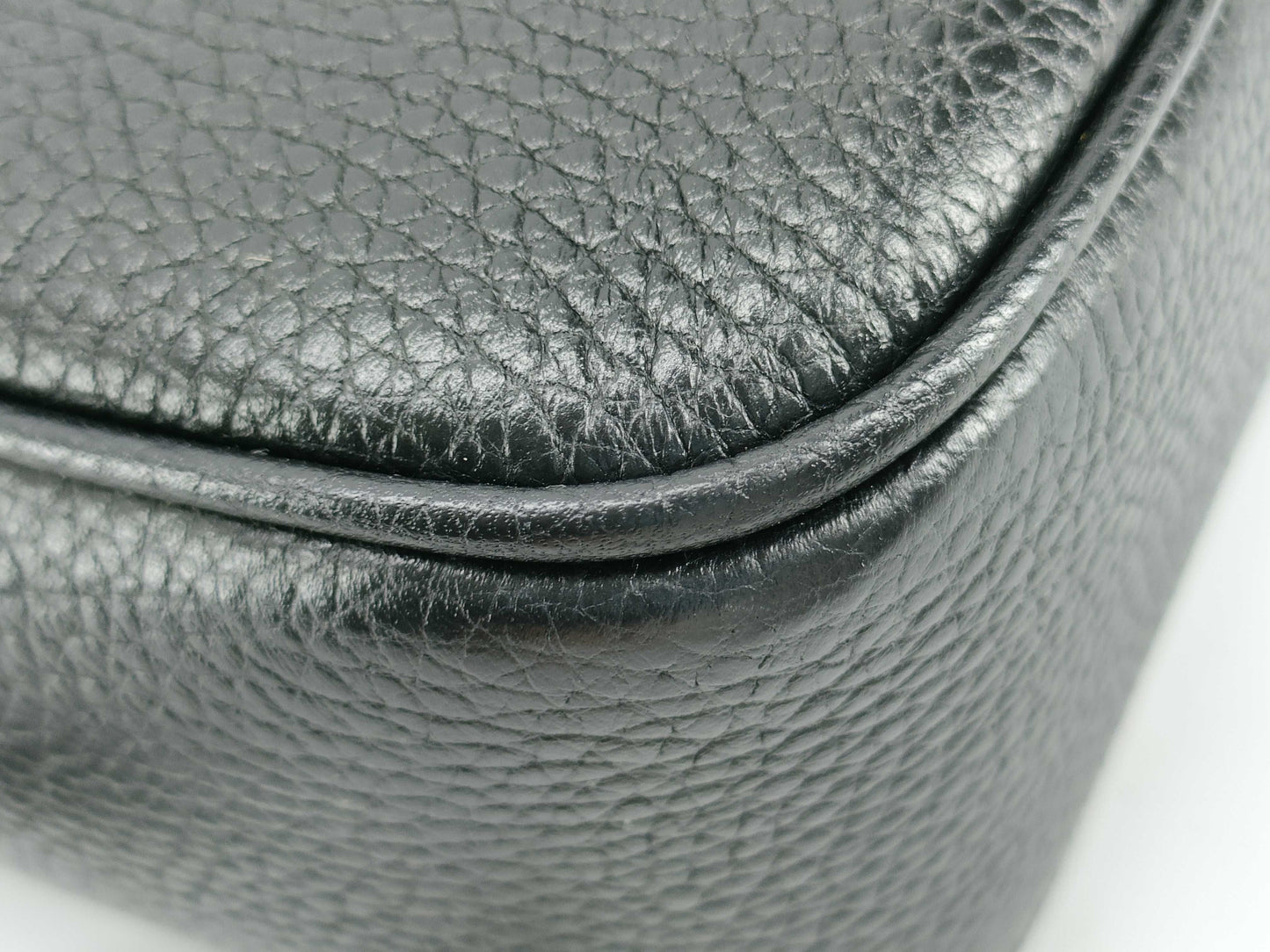 GUCCI Soho Shoulder Bag, Black, 308364