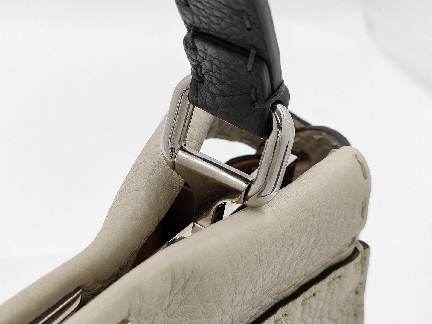 FENDI Peekaboo Selleria Handbag with Receipt