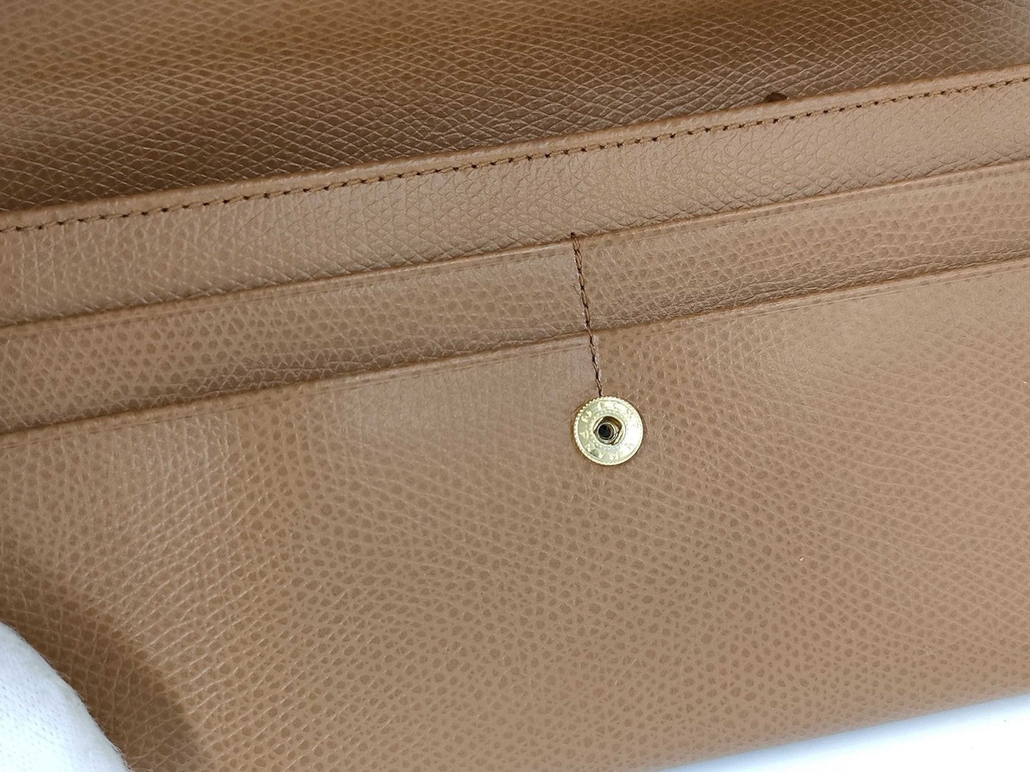 BVLGARI Grained Leather Wallet