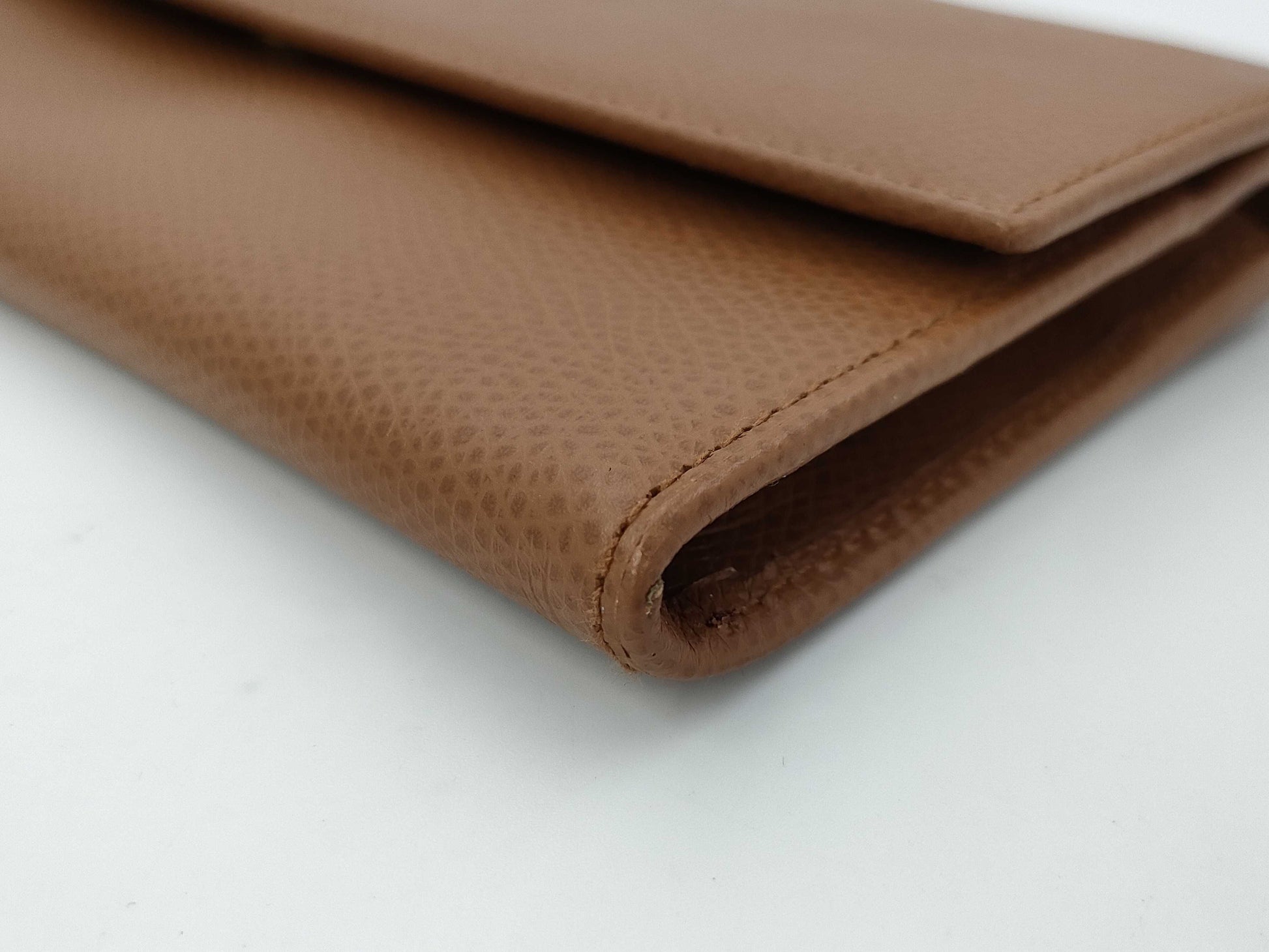 BVLGARI Grained Leather Wallet