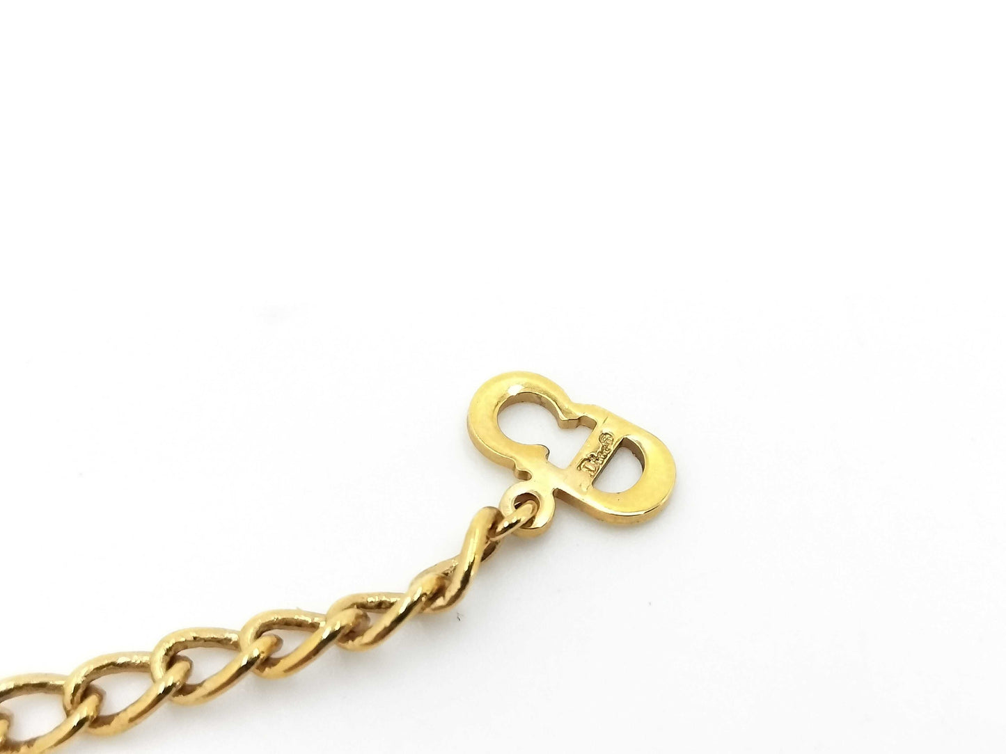 Dior CD logo necklace