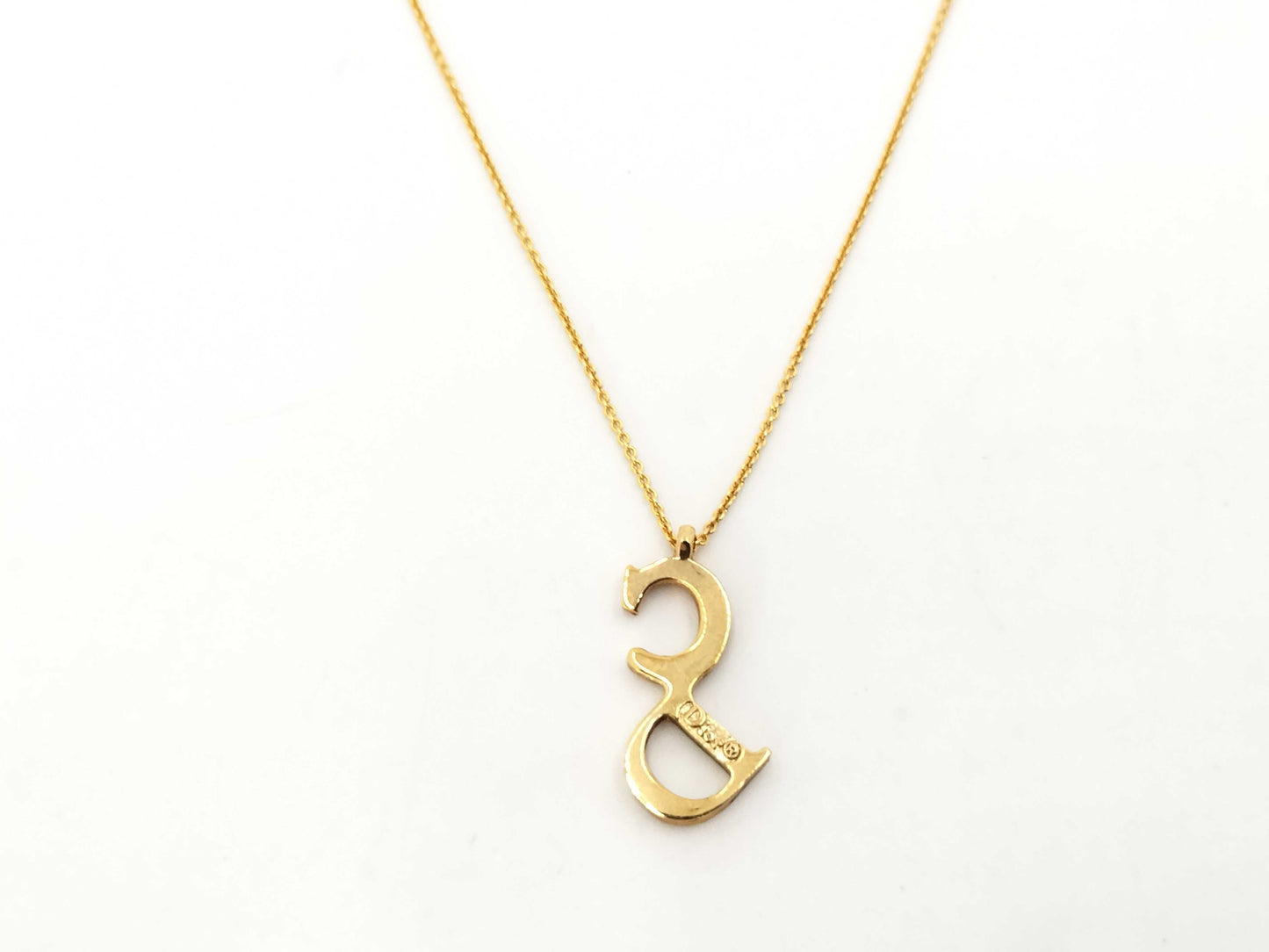Dior CD logo necklace