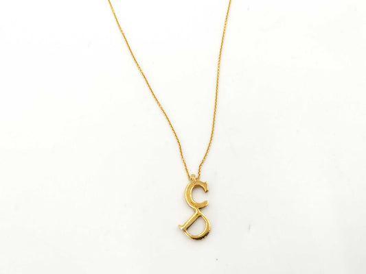Dior CD logo necklace