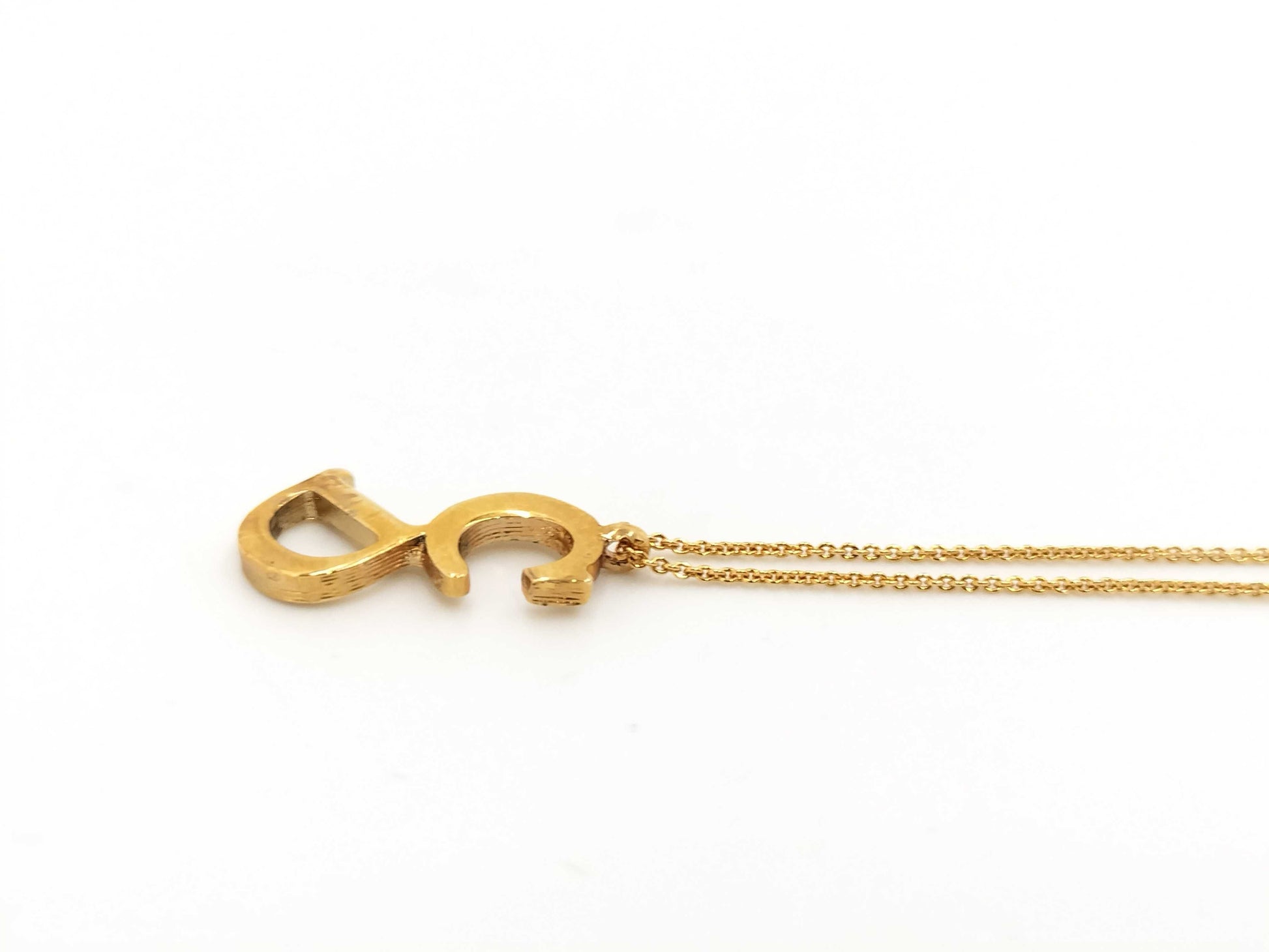 Dior CD logo necklace
