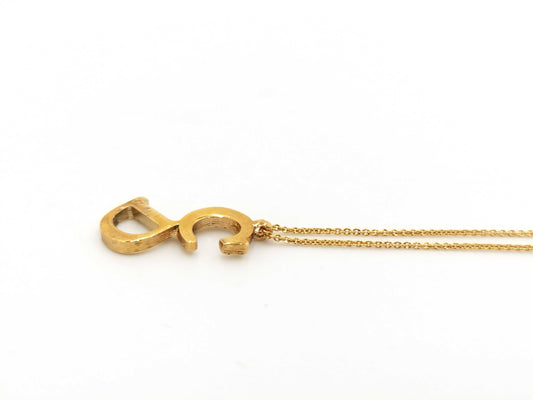 Dior CD logo necklace