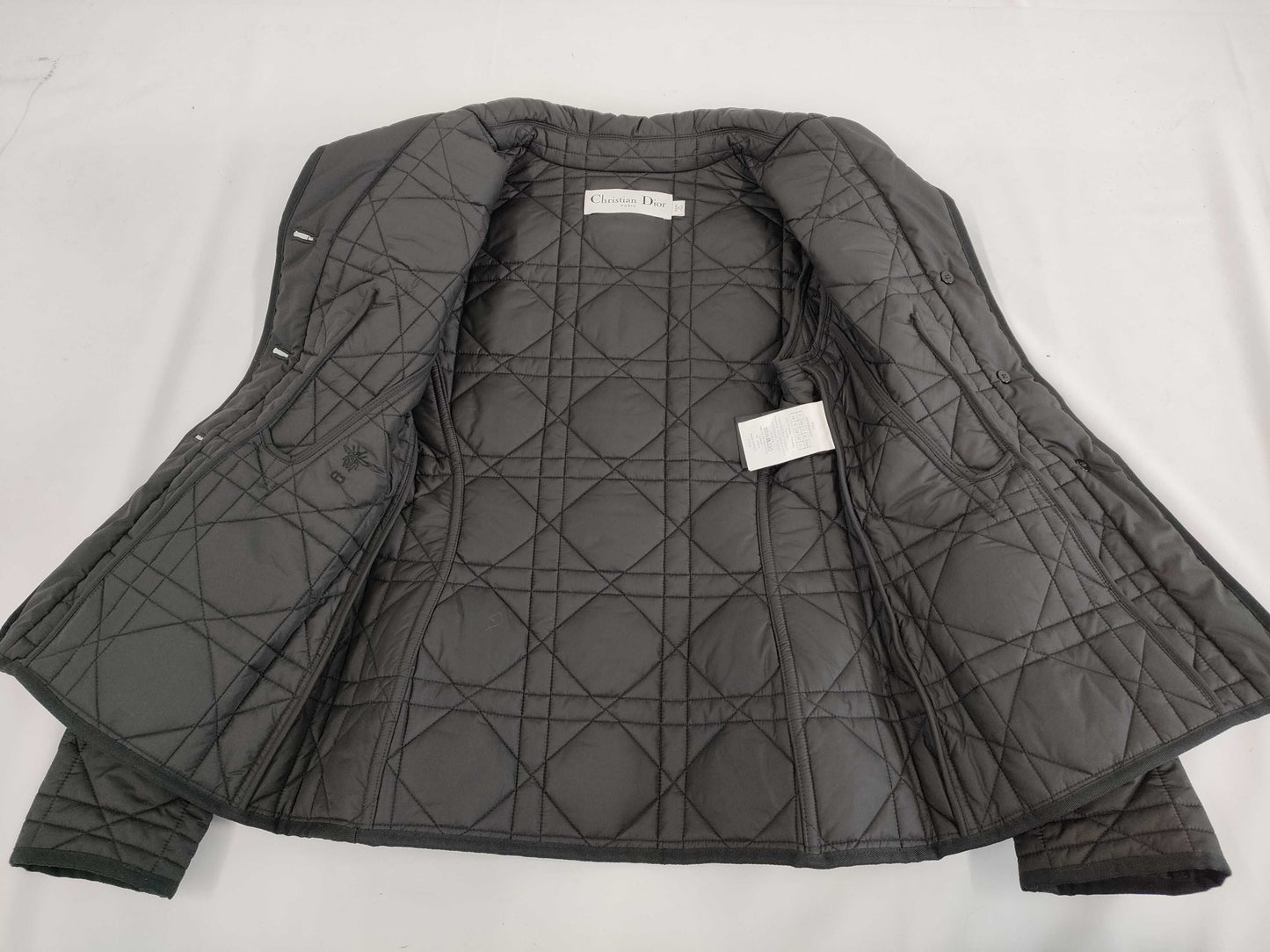 Dior Christian Dior quilted jumper size 34 jacket