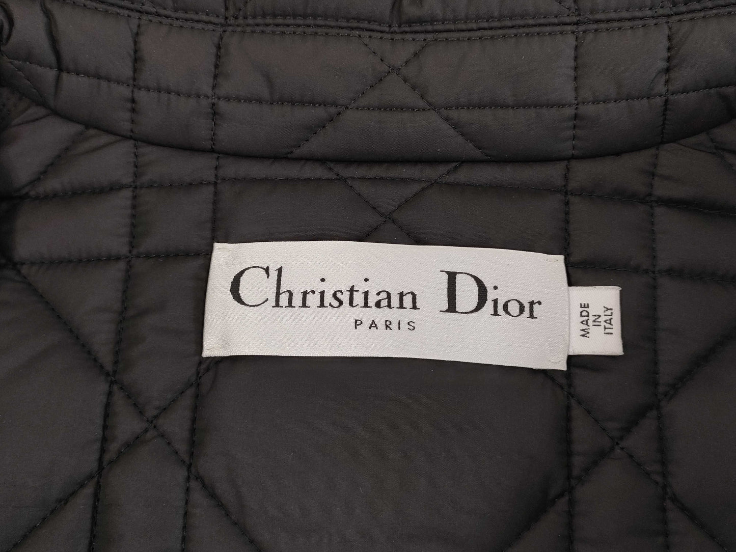Dior Christian Dior quilted jumper size 34 jacket