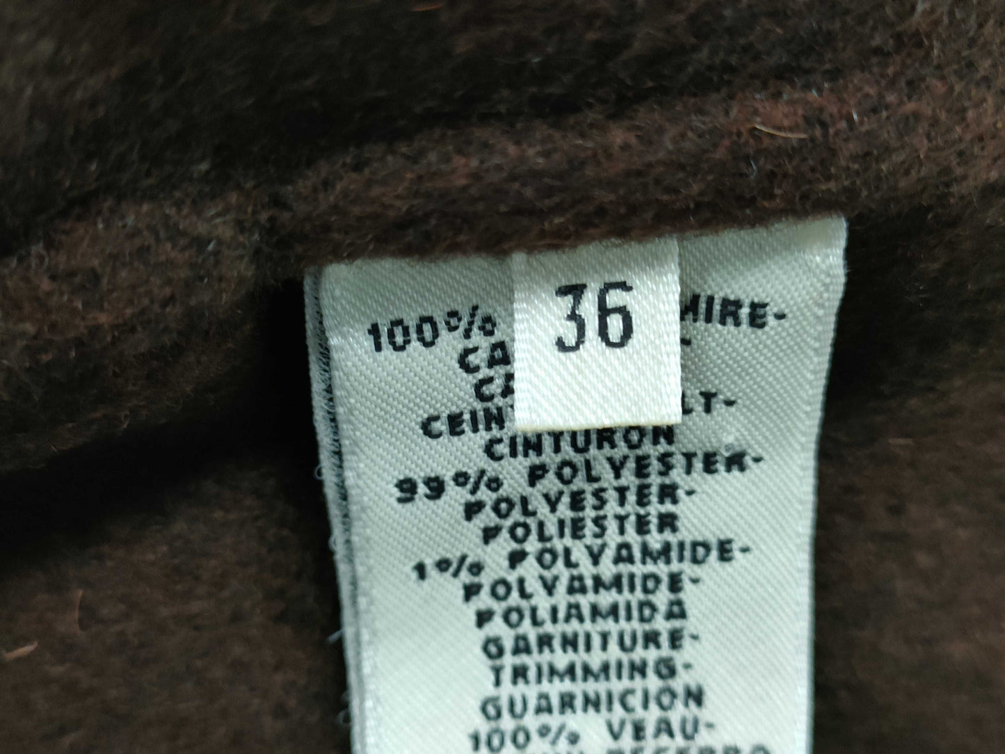 HERMES Hermes cashmere coat 36 coat