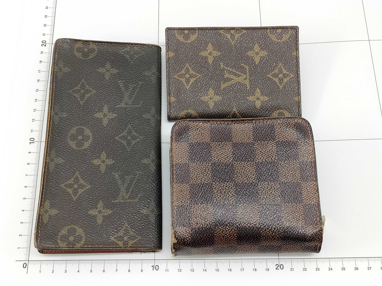 LOUIS VUITTON Monogram Louis Vuitton Wallet 3-Piece Set