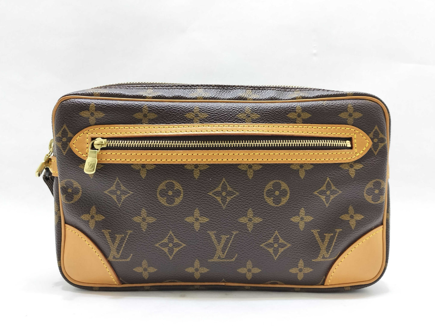 LOUIS VUITTON LOUIS VUITTON Monogram Louis Vuitton Pochette Marly Dragonne Second Bag