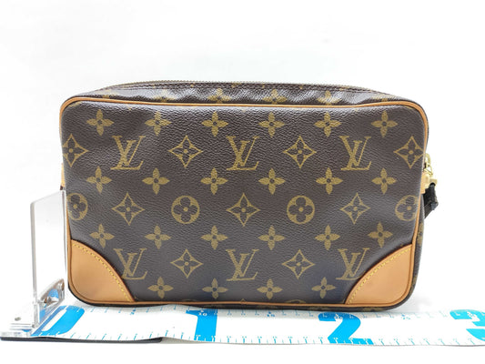 LOUIS VUITTON LOUIS VUITTON Monogram Louis Vuitton Pochette Marly Dragonne Second Bag