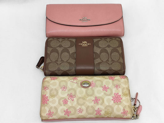 COACH 3-piece wallet