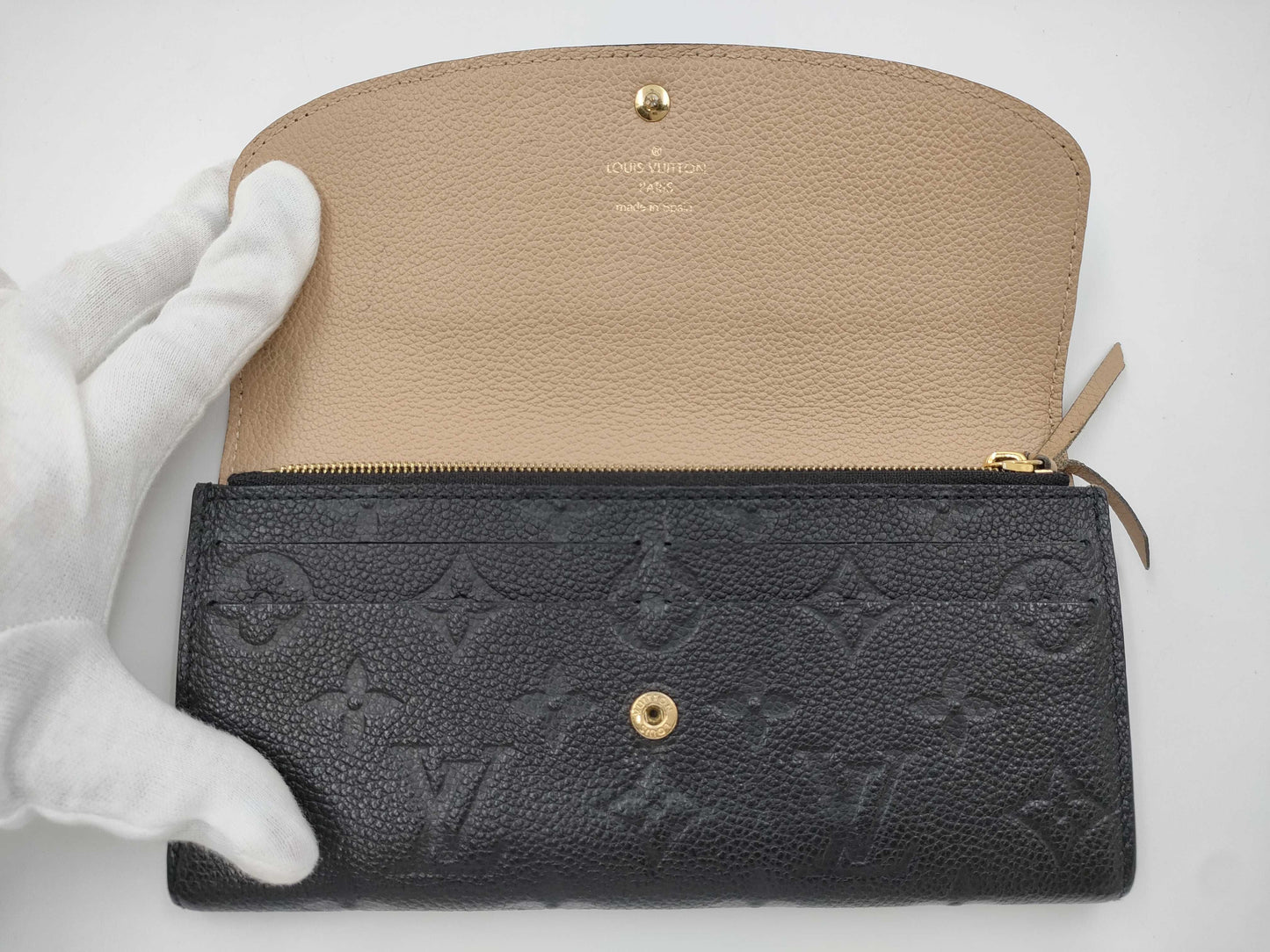 LOUIS VUITTON Monogram Empreinte Louis Vuitton Empreinte Emily CA2157 Wallet