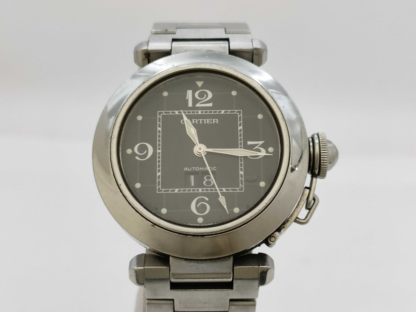 Cartier Pasha C W31053M7 2475 823084UF Automatic Black Dial Men's Watch