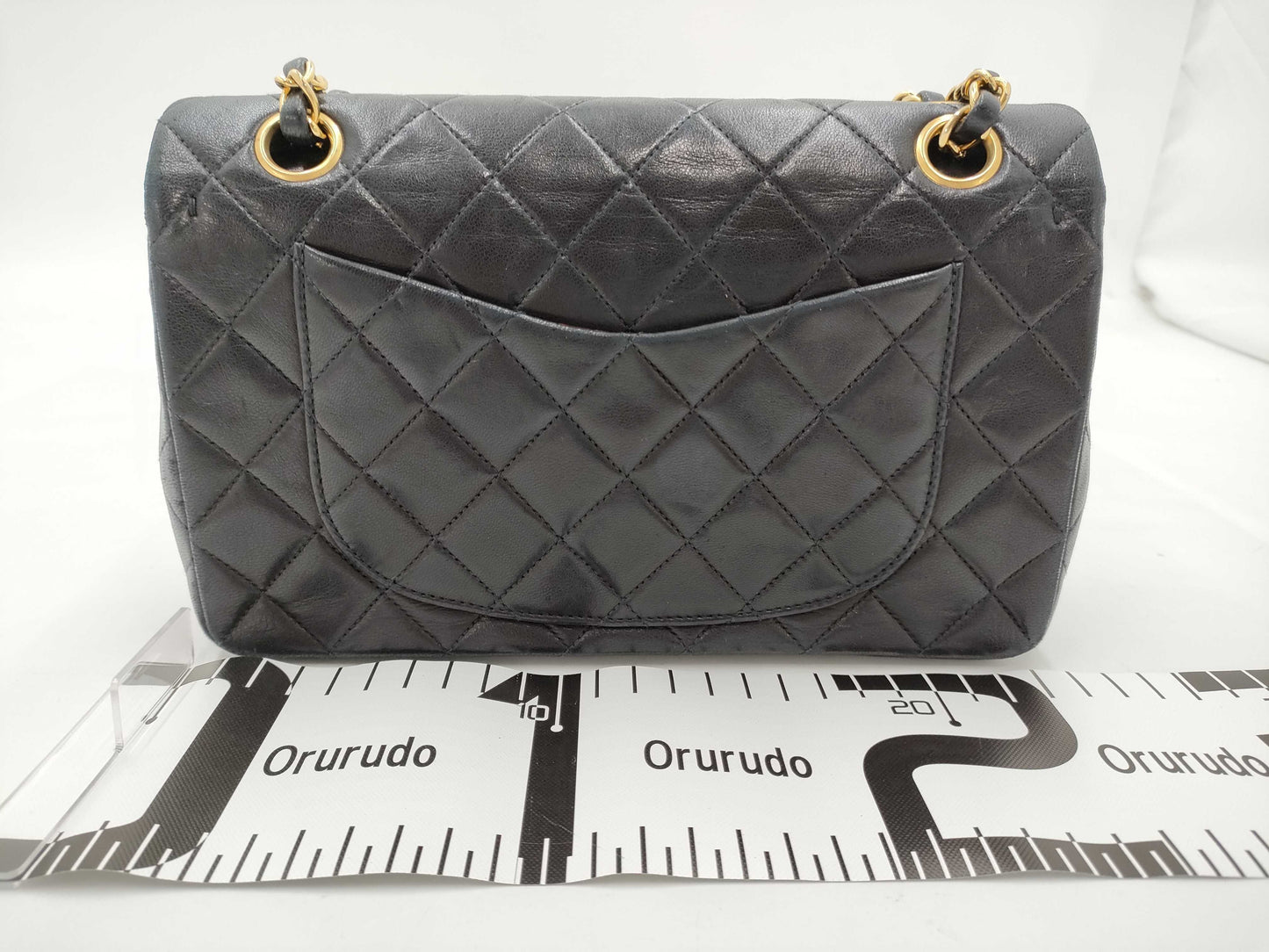 CHANEL Matelasse 23 Lambskin Double Flap/Chain Shoulder Bag