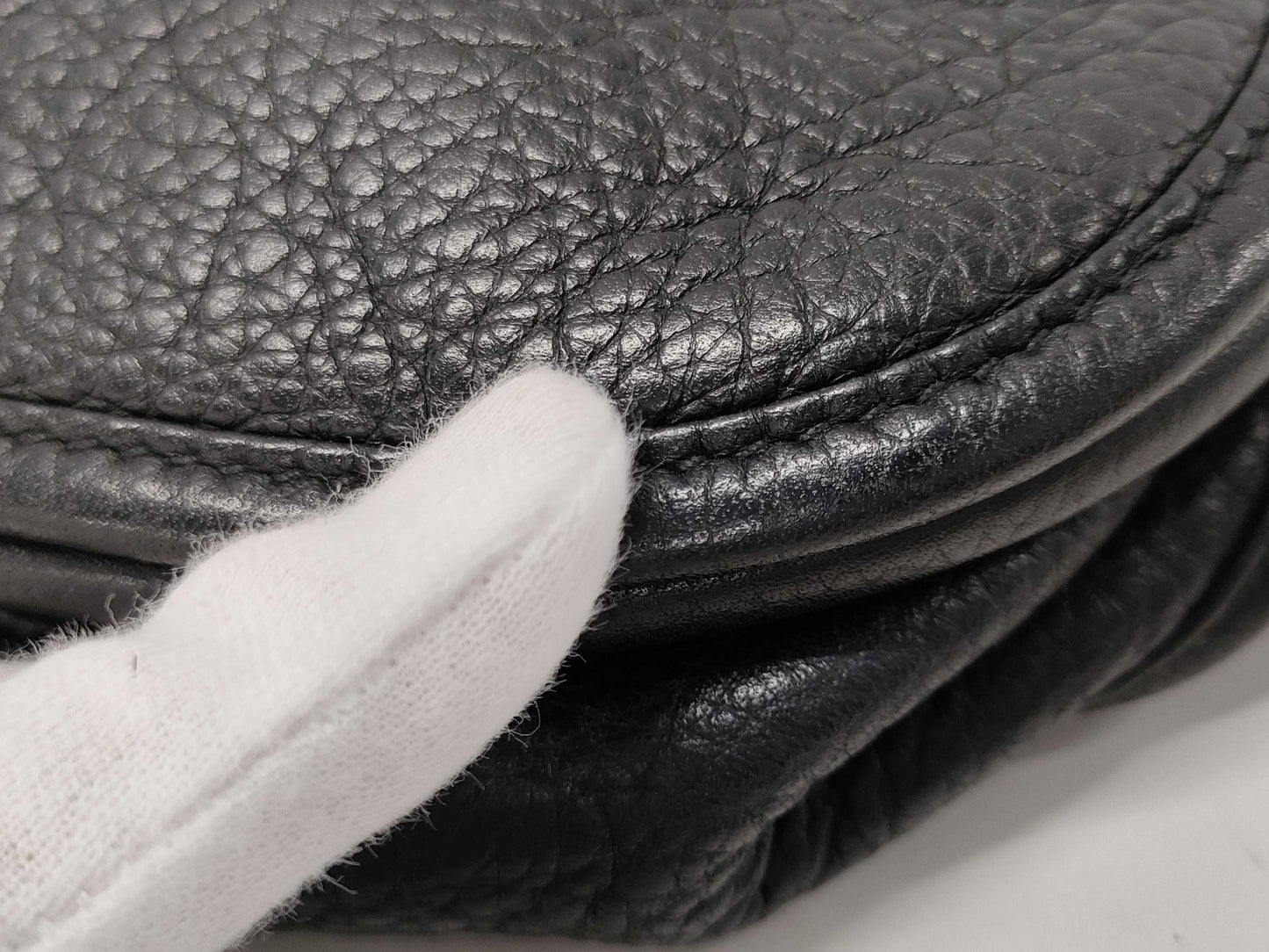 HERMES Evelyne III PM Taurillon Black Shoulder Bag with L Stamp