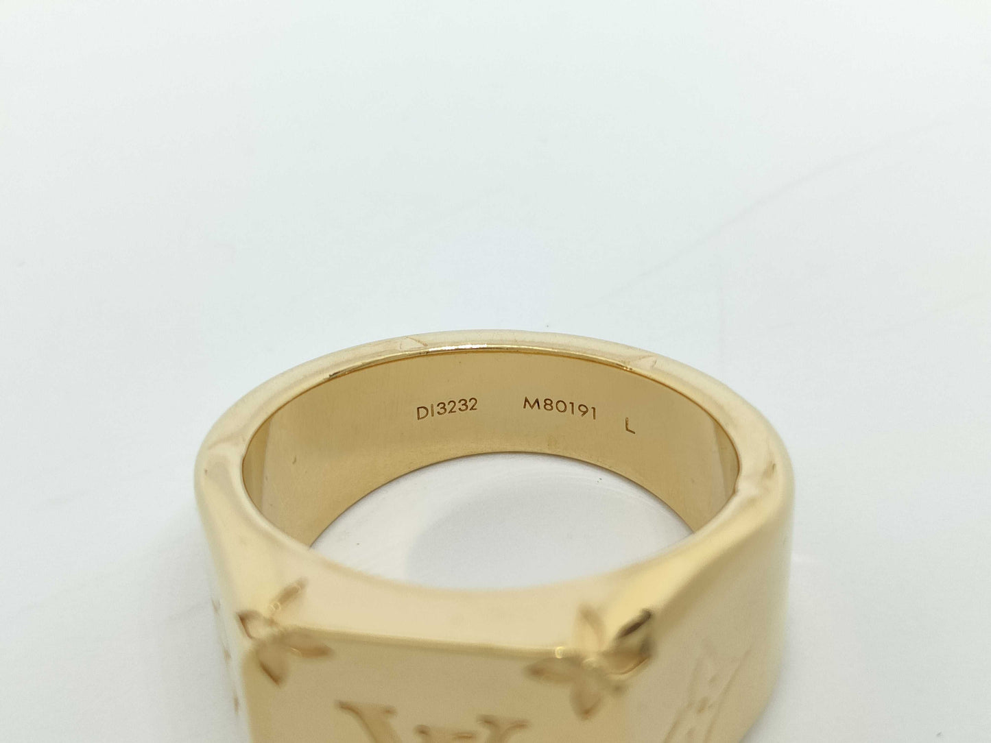 LOUIS VUITTON LOUIS VUITTON Signet Ring Monogram M80191 Ring