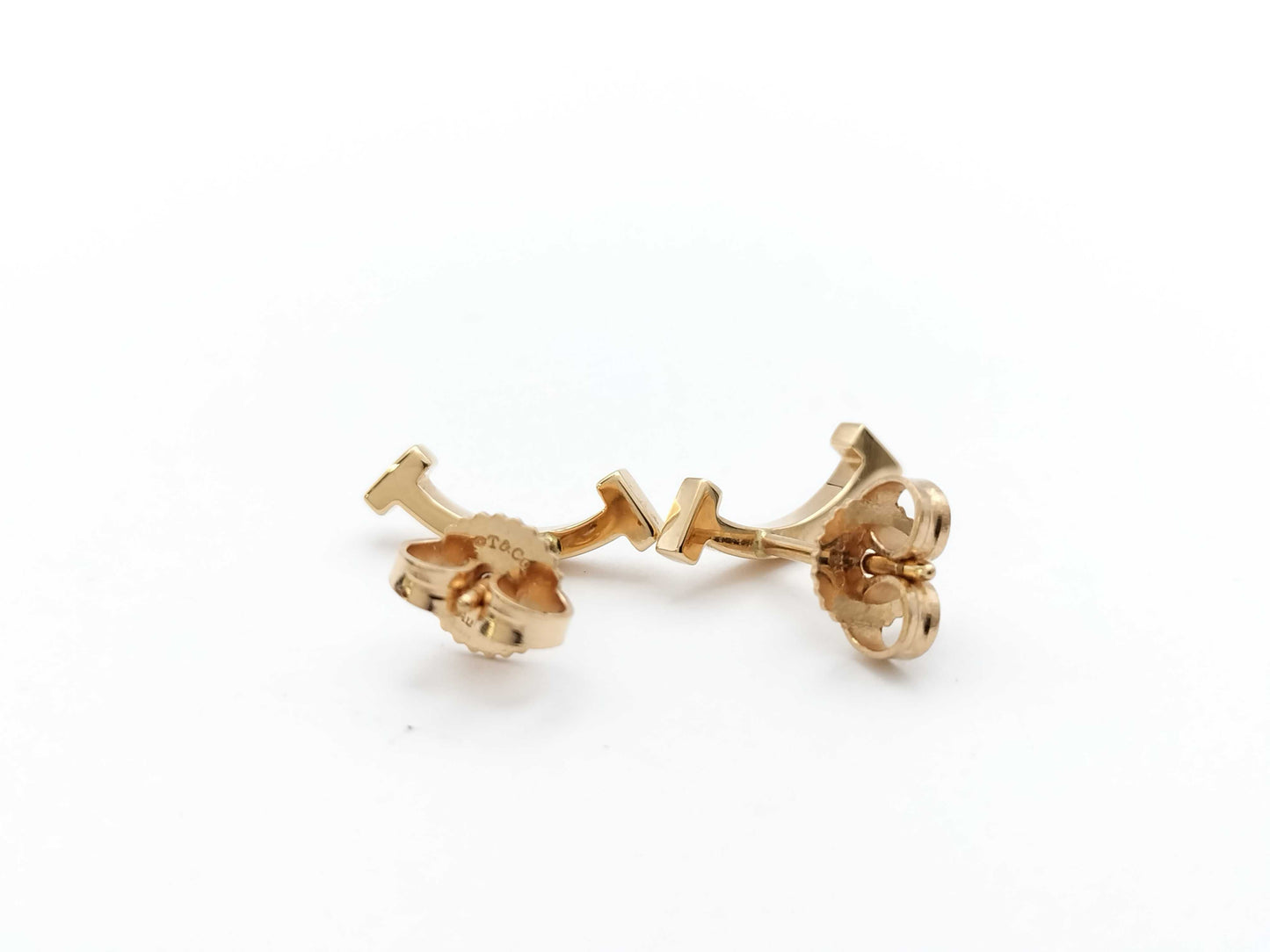 Tiffany & Co. T Smile Au750 1.7g Earrings