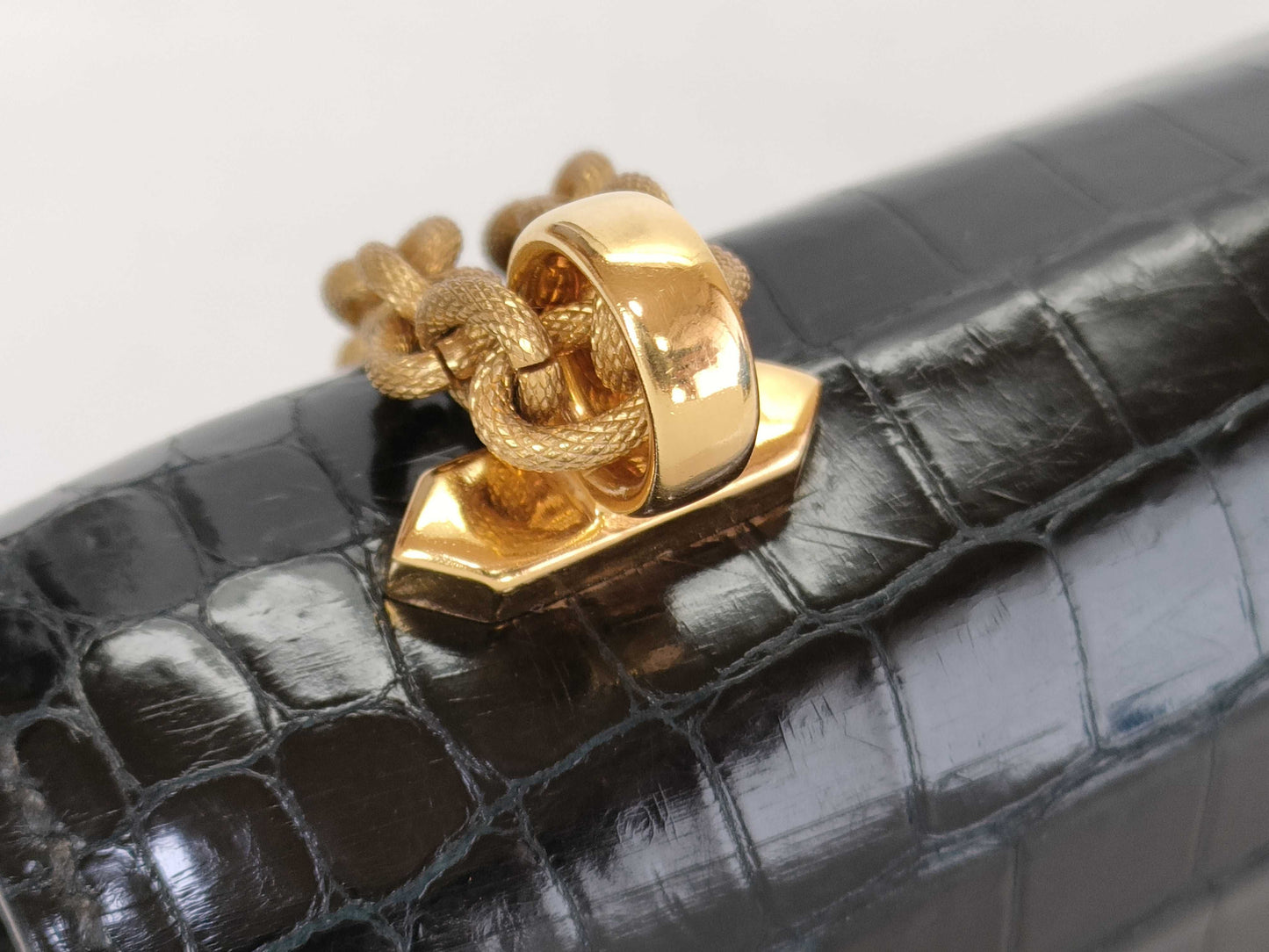 HERMES Alcazar Polosus Black Shoulder Bag