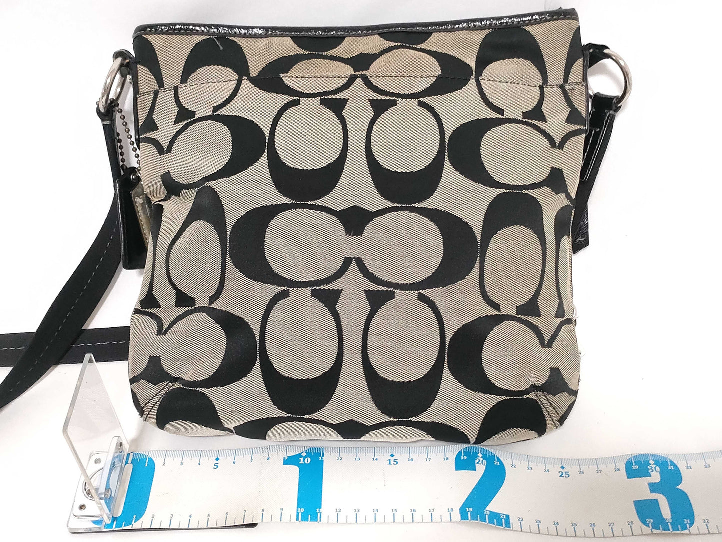 COACH Signature Branded Shoulder Bag