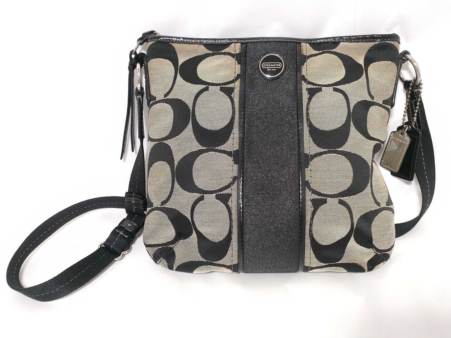 COACH Signature Branded Shoulder Bag