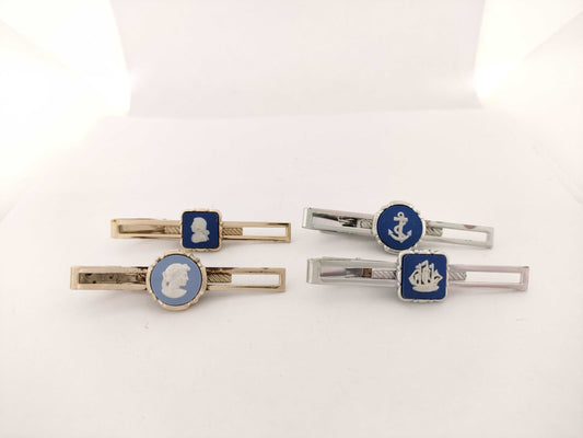 WEDGWOOD Brand Tie Clips and Cufflinks
