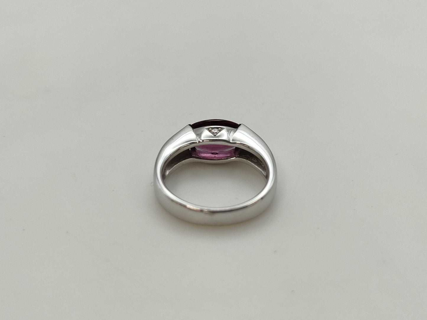 TASAKI Colored Stone D0.03ct K18WG 7.3g Ring