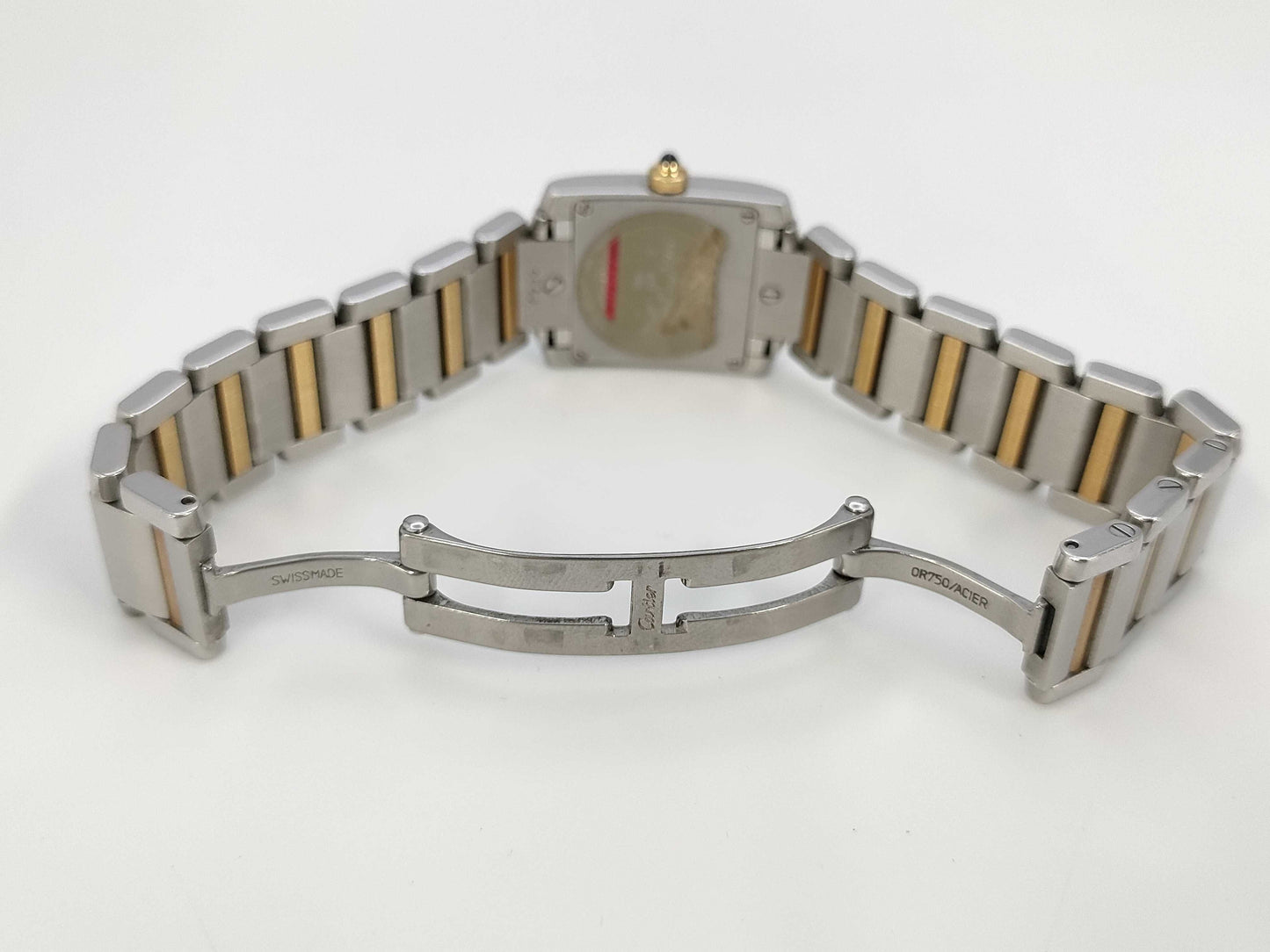 Cartier Tank Française SM W51007Q4 2300 CC525368 Quartz Women's Watch