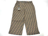 FENDI Zucca print pants, size 42, with tags.
