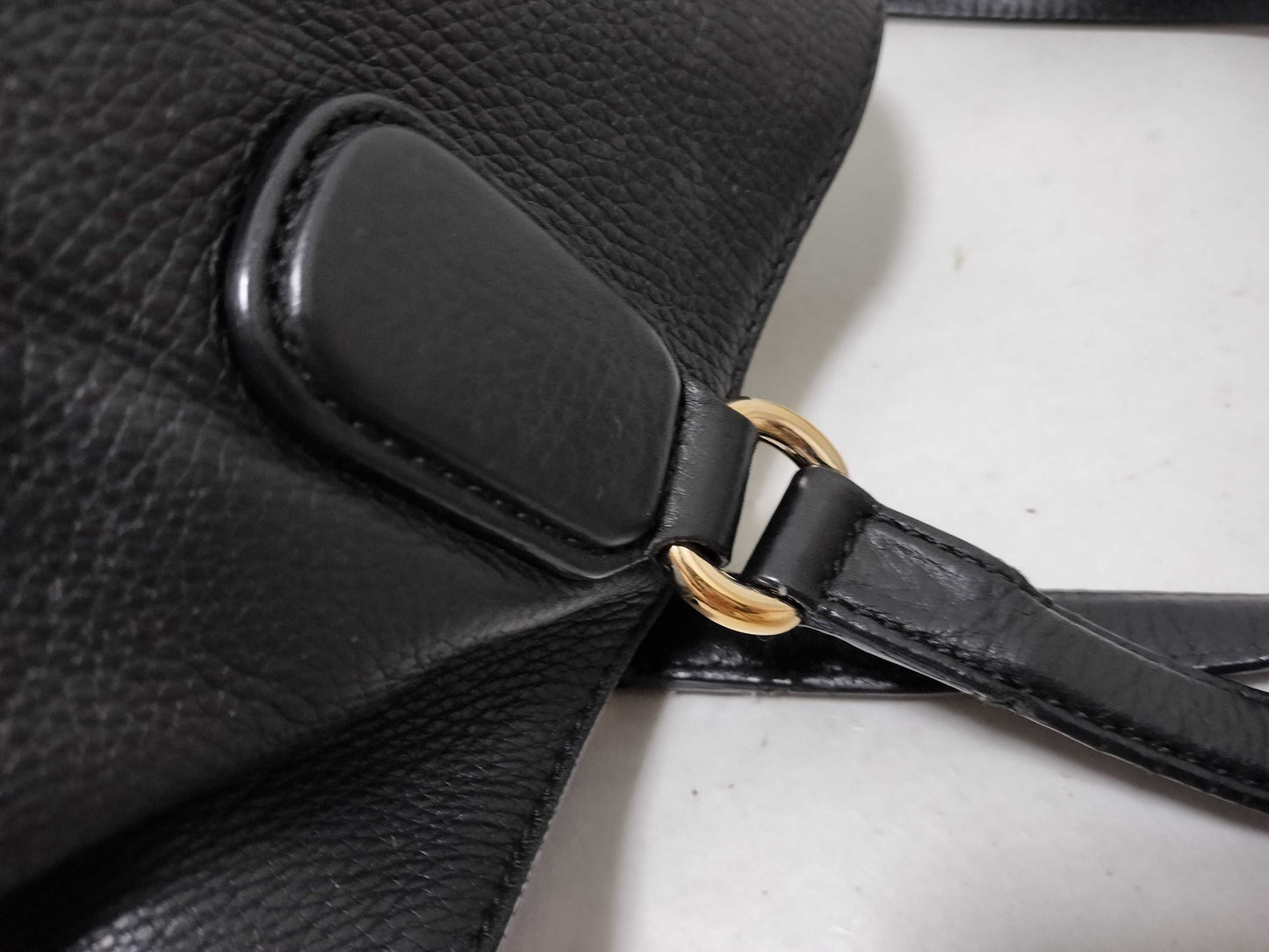 Gucci Tote Bag Shoulder Bag 2-Way Interlocking Soho Black Tote Bag