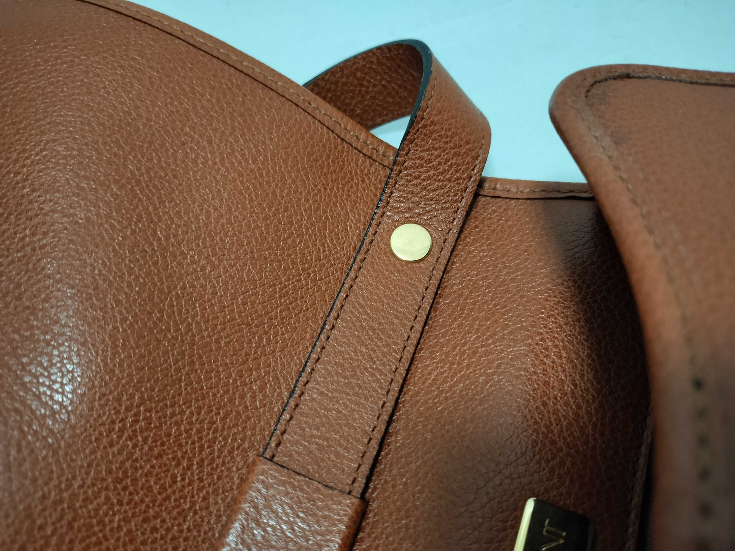 Yves Saint Laurent Cassandra Logo Leather Shoulder Bag