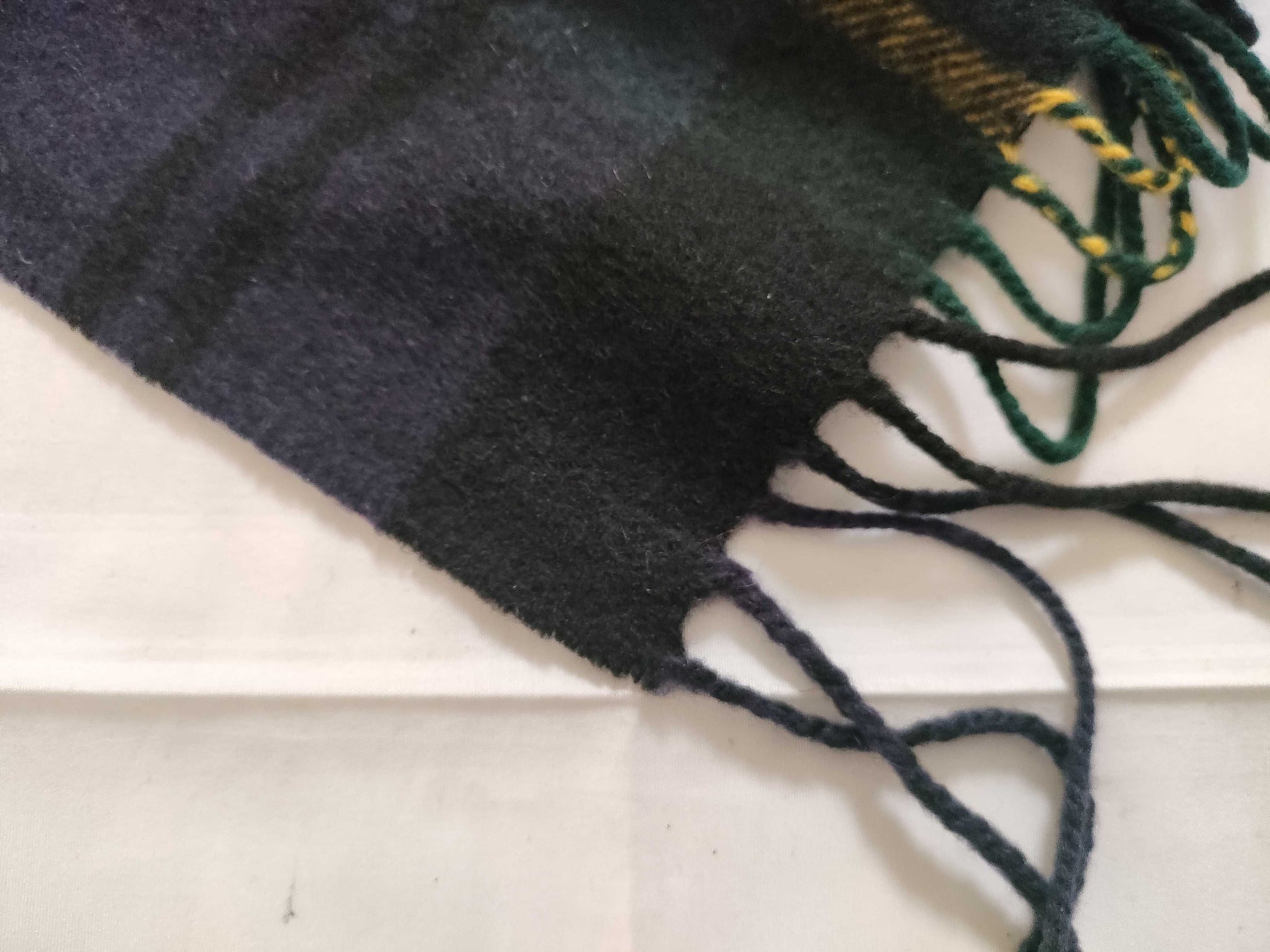 Johnstons Large Cashmere Scarf, Check, Approx. 72 x 200cm
