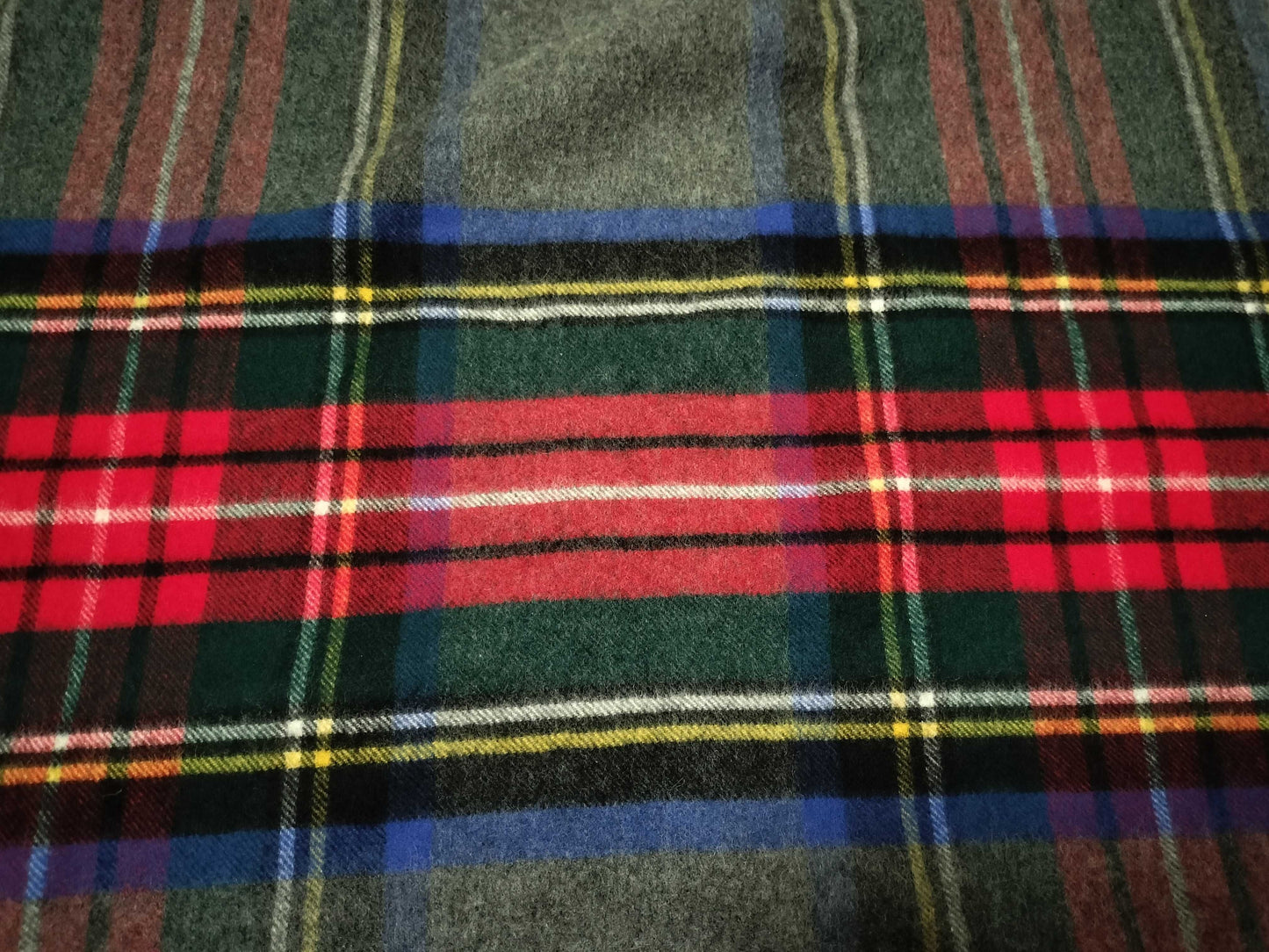 Johnstons Large Check Cashmere Scarf, Multicolor, Approx. 73 x 204cm