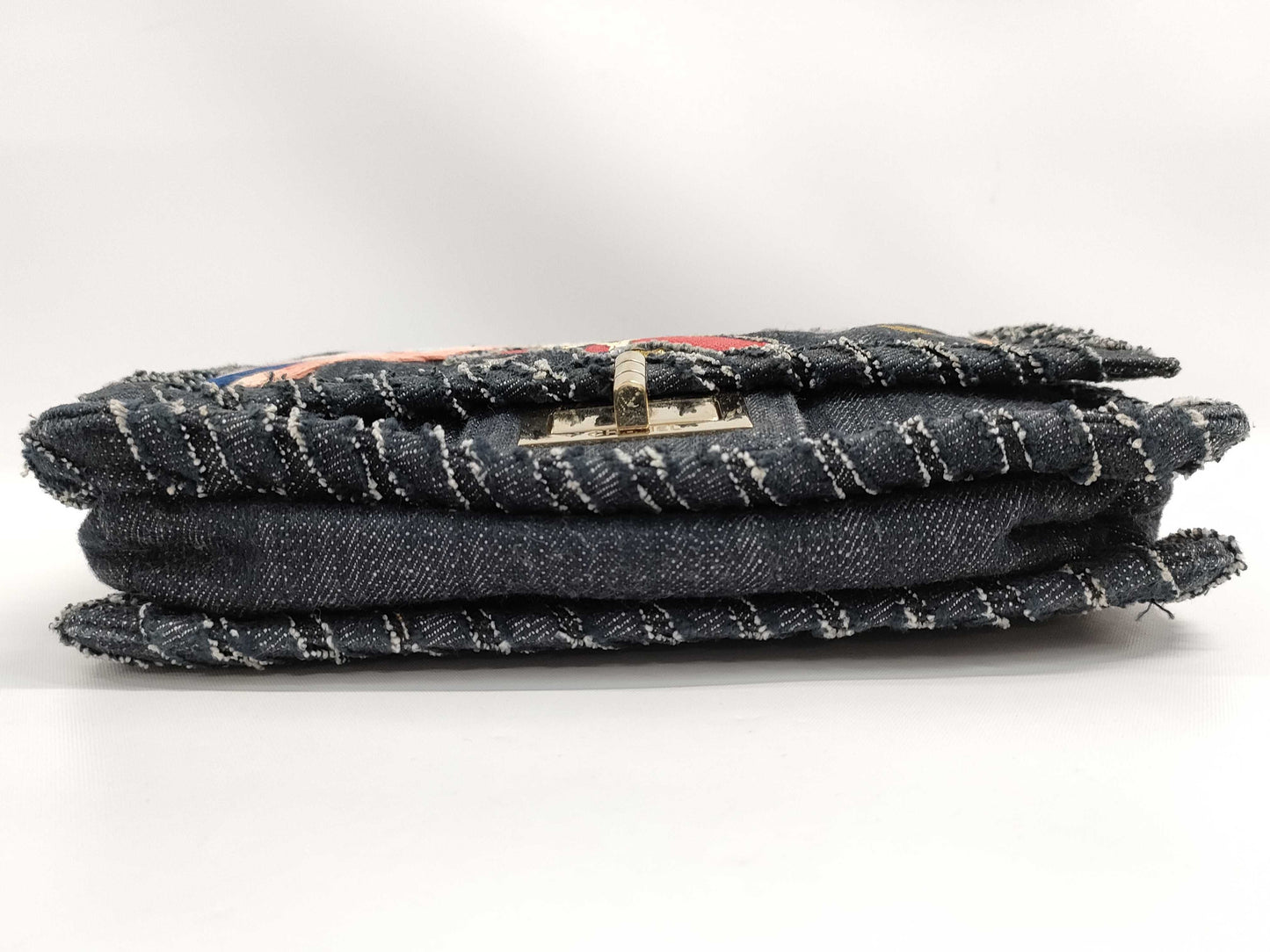 CHANEL Night Flight Indigo Denim Chain Shoulder Bag, 10 Series