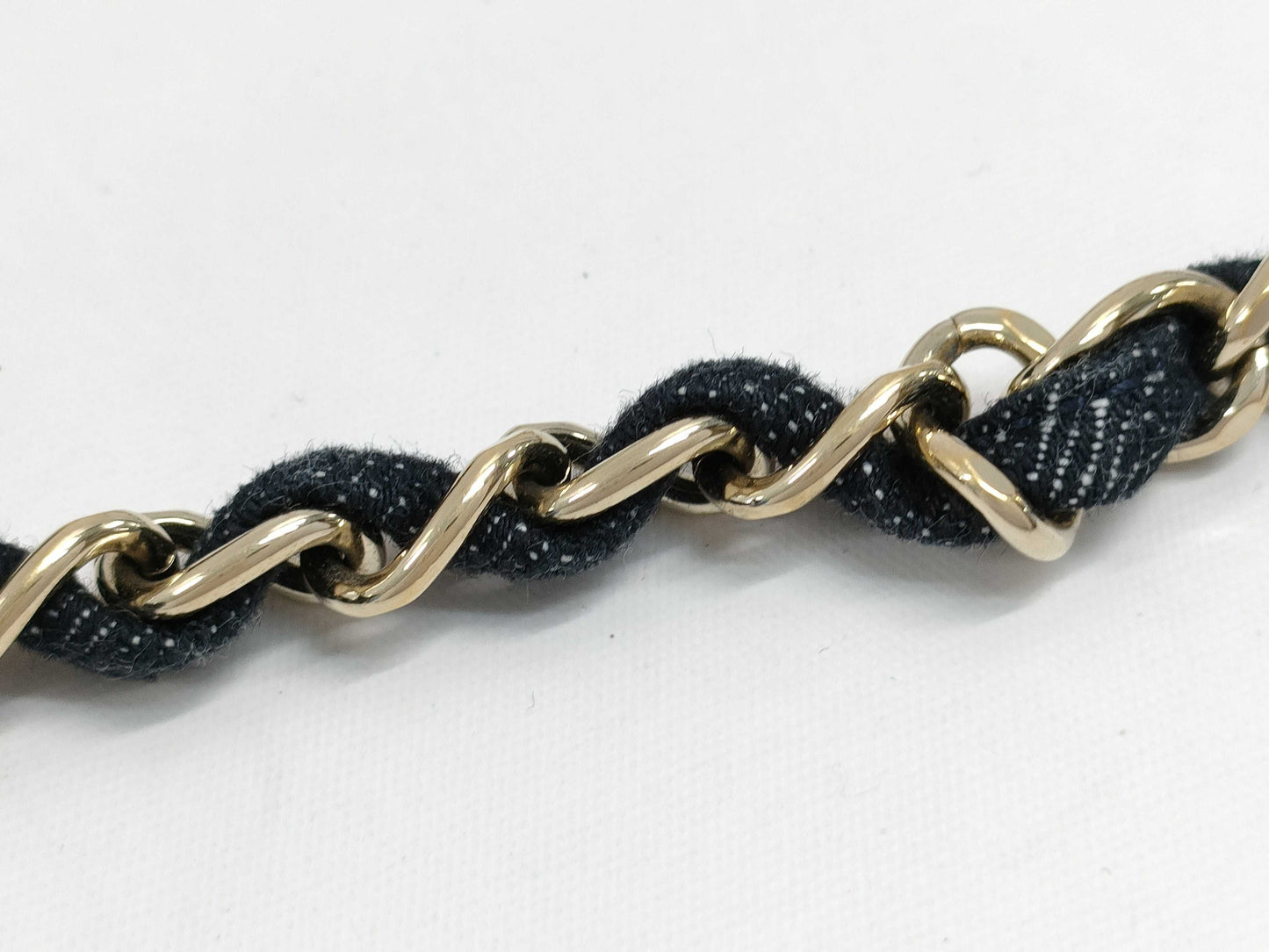 CHANEL Night Flight Indigo Denim Chain Shoulder Bag, 10 Series