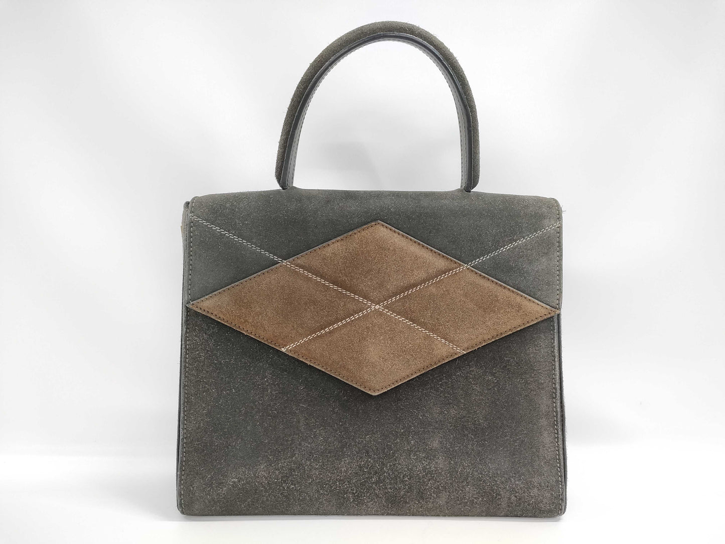 CELINE Suede Handbag