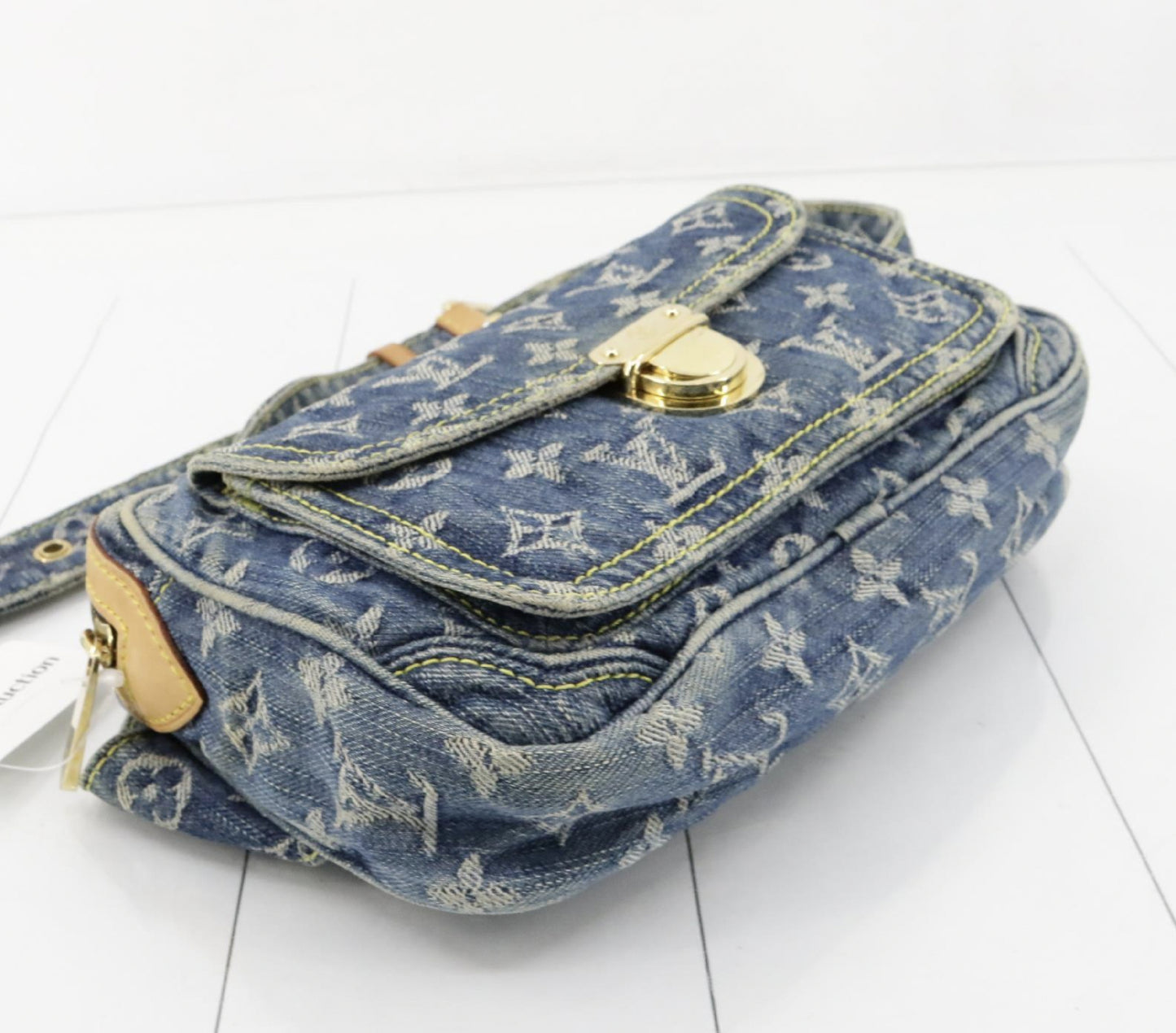 LOUIS VUITTON Mono Denim Bum Bag M95347 SR1027 Waist Bag