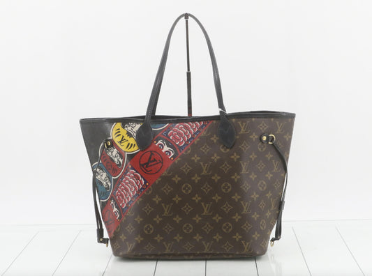 LOUIS VUITTON Monogram Neverall MM M 43499 Kansai Yamamoto Tote Bag