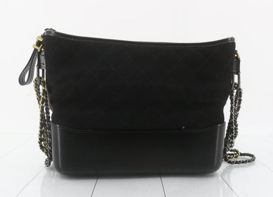 CHANEL Gabriel Coco Black Chain Shoulder Bag, No. 24